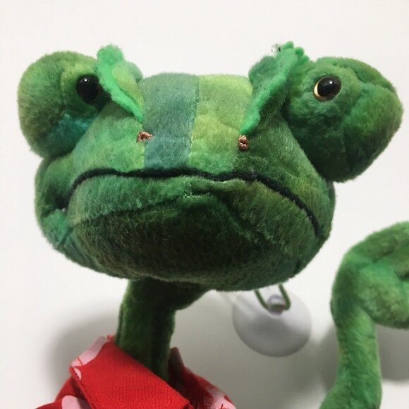Rango Johnny Depp Green Lizard 12" Plush Toy Figure Suction Cup Hook NWOT RARE - Picture 9 of 12
